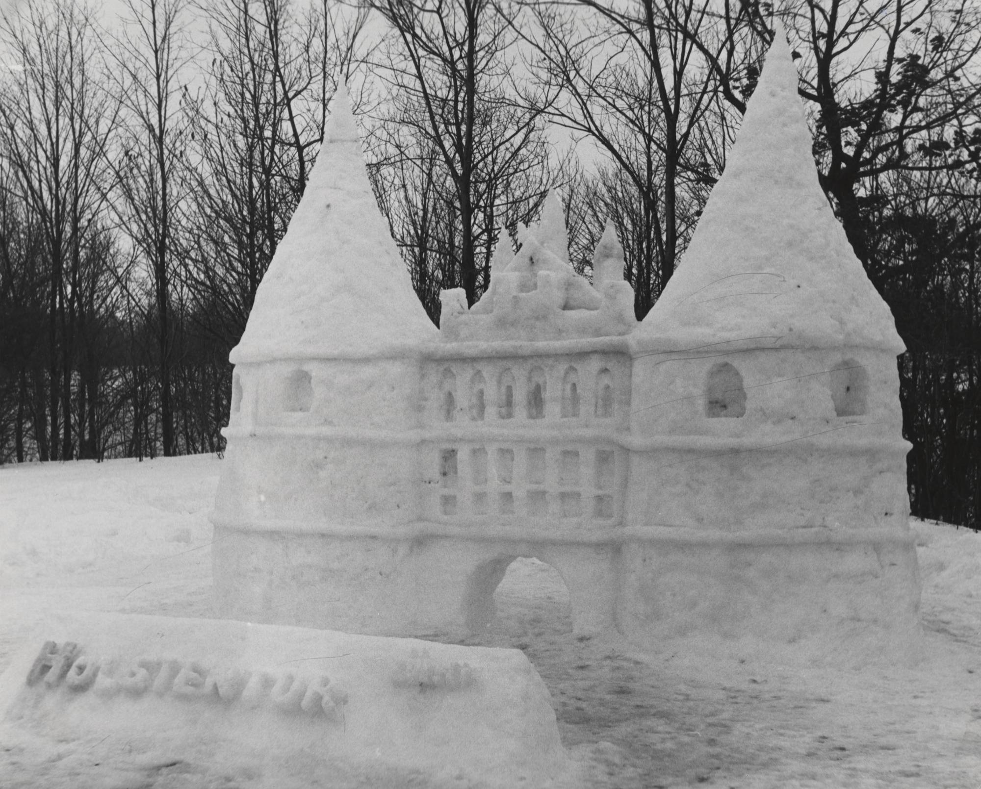 Snow Sculpture Contest